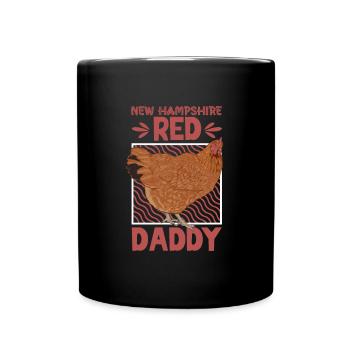 New Hampshire Dad - Full Colour Mug - black - Front