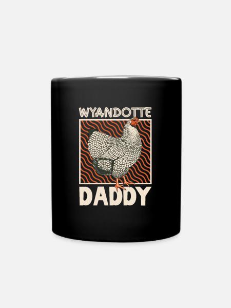 Wyandotte Papa - Tasse einfarbig - Schwarz
