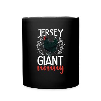 Jersey Giant Mama - Tasse einfarbig - Schwarz - Vorne
