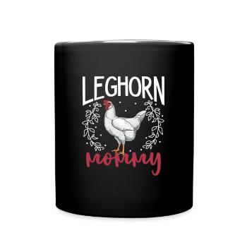 Maman de Livourne - Mug uni - noir - Devant