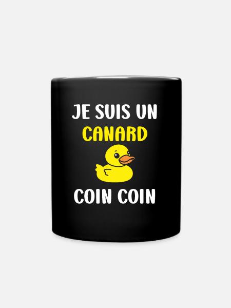 Je suis un canard - Mug uni - noir