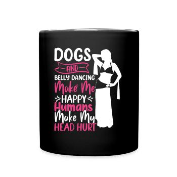 Funny Dance Quotes Funny Dancer Raqs sharqi Swing - Full Colour Mug - black - Front