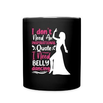 Funny Dance Quotes Funny Dancer Raqs sharqi Swing - Full Colour Mug - black - Front