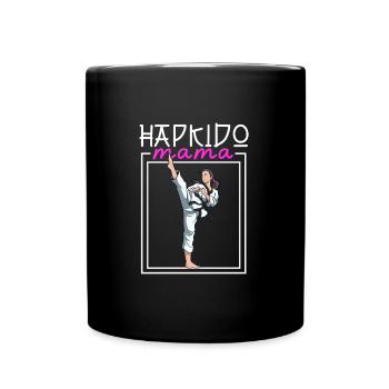 Maman Hapkido - Mug uni - noir - Devant