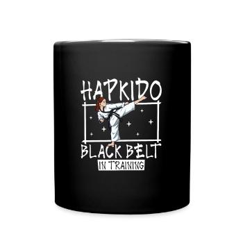Ceinture noire en préparation - Hapkido - Mug uni - noir - Devant
