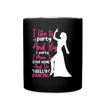Funny Dance Quotes Funny Dancer Raqs sharqi Swing - Full Colour Mug - black - Front