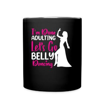 Citations de danse drôles Danseur drôle Raqs sharqi Swing - Mug uni - noir - Devant