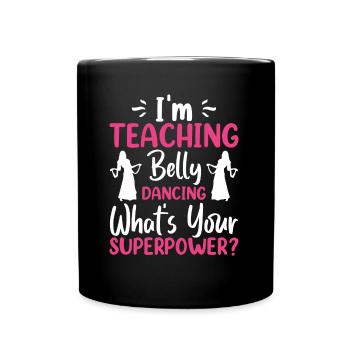 Funny Belly Dancer, Women Belly Dancers Swing - Tasse einfarbig - Schwarz - Vorne
