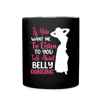 Citations de danse drôles Danseur drôle Raqs sharqi Swing - Mug uni - noir - Devant
