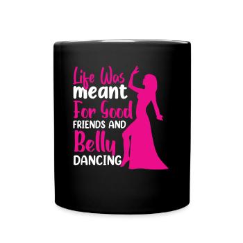 Citations de danse drôles Danseur drôle Raqs sharqi Swing - Mug uni - noir - Devant