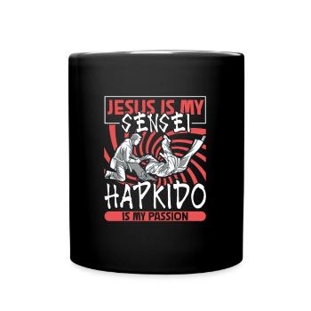 My passion is Hapkido - Full Colour Mug - black - Front