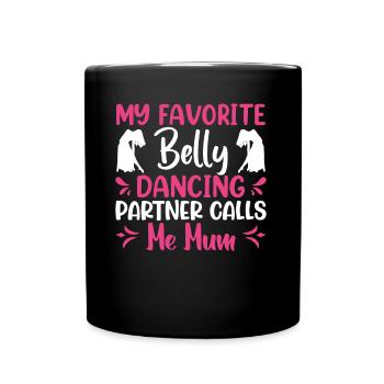 Funny Dance Quotes Funny Dancer Raqs sharqi Swing - Full Colour Mug - black - Front