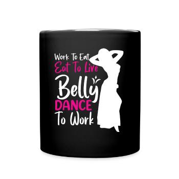Funny Dance Quotes Funny Dancer Raqs sharqi Swing - Full Colour Mug - black - Front