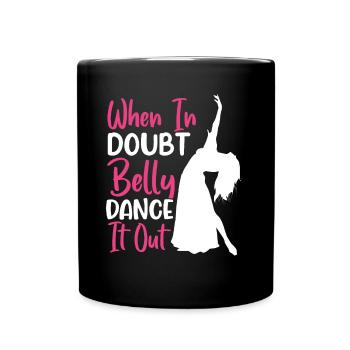 Citations de danse drôles Danseur drôle Raqs sharqi Swing - Mug uni - noir - Devant
