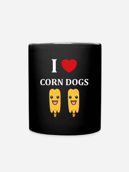 Mais Hundefutter - Tasse einfarbig - Schwarz