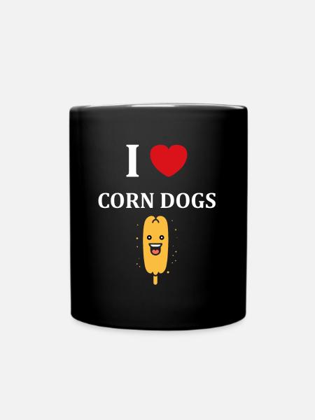 Mais Hundefutter - Tasse einfarbig - Schwarz