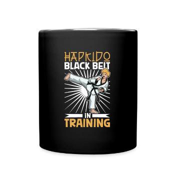 Ceinture noire en préparation - Hapkido - Mug uni - noir - Devant