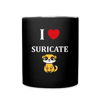 Humour petit suricate - Mug uni - noir - Devant