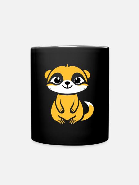 Humour petit suricate - Mug uni - noir