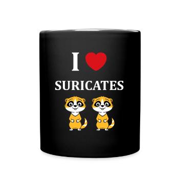 Humour petit suricate - Mug uni - noir - Devant