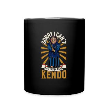 I Can't - My Son Has Kendo - Full Colour Mug - black - Front