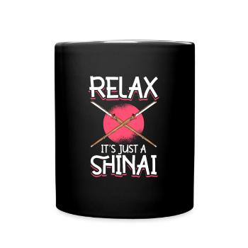 Just a Shinai - Épée en bambou - Kendo - Mug uni - noir - Devant