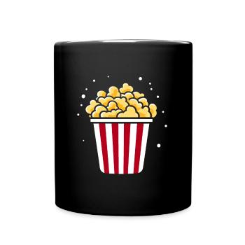 Popcorn Pot Humor - Full Colour Mug - black - Front