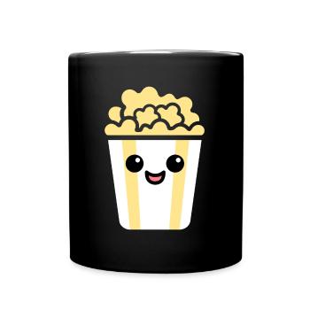 Popcorn Pot Humor - Full Colour Mug - black - Front