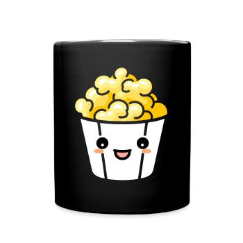 Popcorn Pot Humor - Full Colour Mug - black - Front