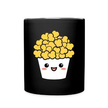 Popcorn Pot Humor - Full Colour Mug - black - Front