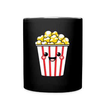Popcorn Pot Humor - Full Colour Mug - black - Front