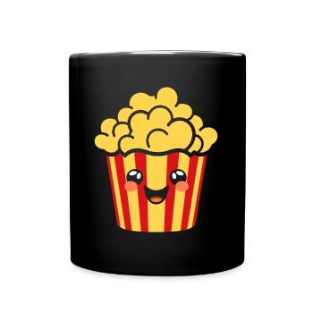 Popcorn Pot Humor - Full Colour Mug - black - Front