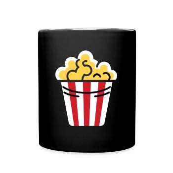Popcorn Pot Humor - Full Colour Mug - black - Front