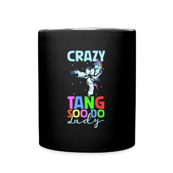 Unicorn - Crazy Tang so Do Lady - Full Colour Mug - black - Front