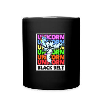 Licorne - Tang Soo do Ceinture Noire - Mug uni - noir - Devant