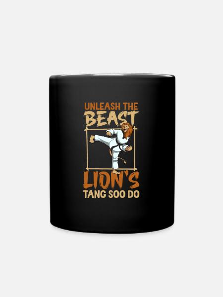 Löwe - Tang Soo Do - Tasse einfarbig - Schwarz