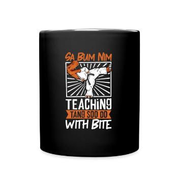 TREX - Sa Bum Nim - Tang Soo Do Trainer - Tasse einfarbig - Schwarz - Vorne