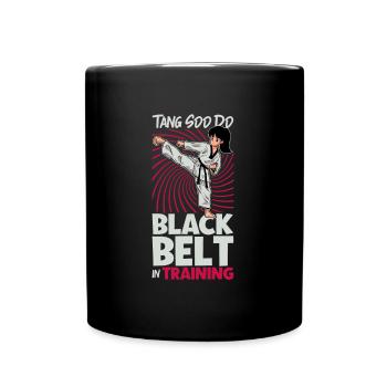 Black Belt in Training - Tang so Do - Full Colour Mug - black - Front