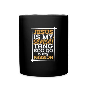 Jésus et Tang So Doo - Mug uni - noir - Devant