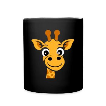 Humor Little Baby Giraffe - Full Colour Mug - black - Front
