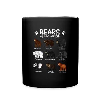 Ours - Ours du monde - Mug uni - noir - Devant