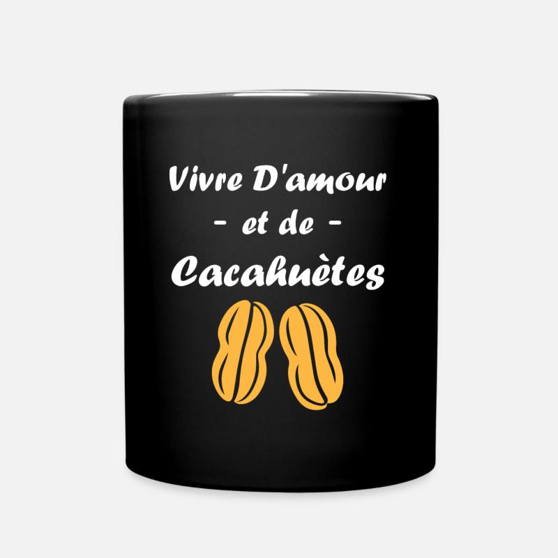 Cacahuètes Humour petite cacahuète - Mug uni - noir