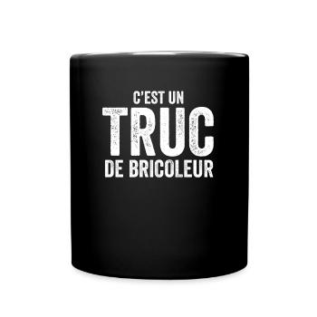 Un Truc De Bricoleur Réparation Bricolage Papy - Mug uni - noir - Devant