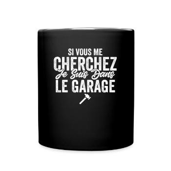 Garage Bricolage Outils Pour Papa Mécanicien - Mug uni - noir - Devant