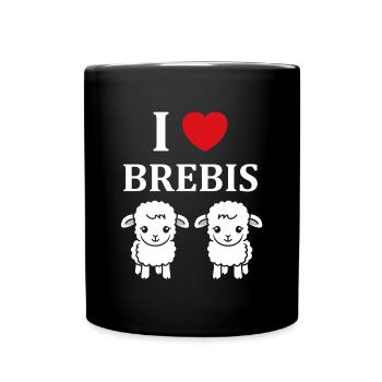 Bébé mouton petit brebis - Mug uni - noir - Devant