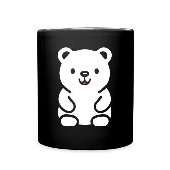 Little teddy bear teddy bear - Full Colour Mug - black - Front