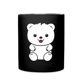 Little teddy bear teddy bear - Full Colour Mug - black - Front