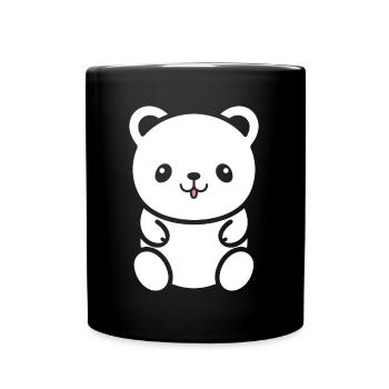 Little teddy bear teddy bear - Full Colour Mug - black - Front