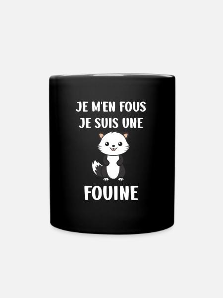 Humour petite fouine - Mug uni - noir