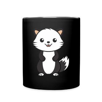 Humor little weasel - Full Colour Mug - black - Front